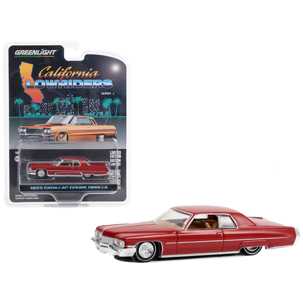 Greenlight 1973 Cadillac Coupe deVille Lowrider - 1/64 Scale