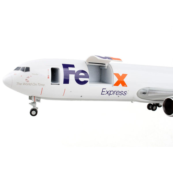 GeminiJets FedEx 767-300F 10.5" Model - White/Purple Tail