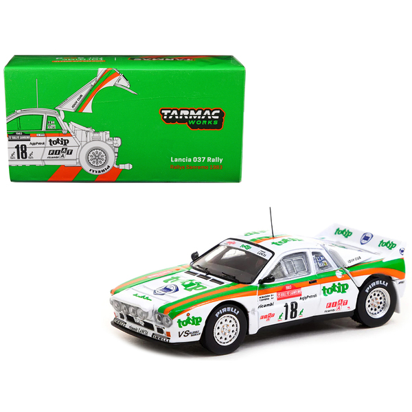 Tarmac Works Lancia 037 Rally Car Model
