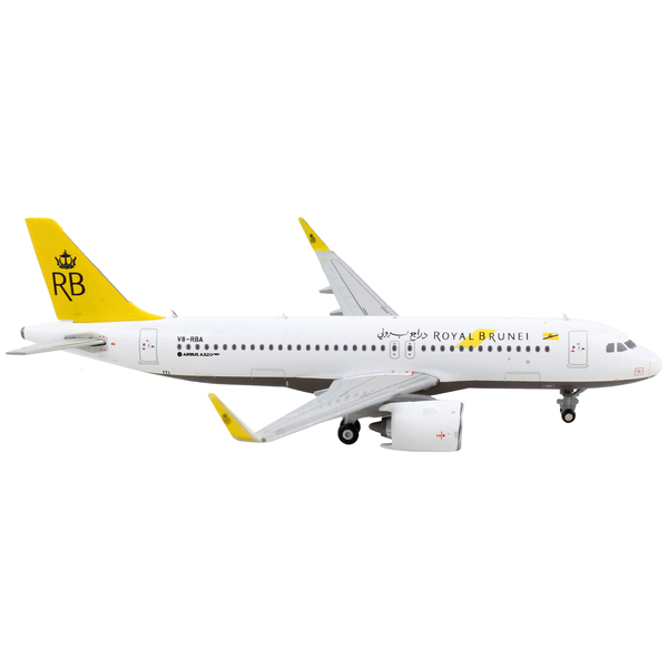 GeminiJets Royal Brunei A320neo Model (3.75" L)