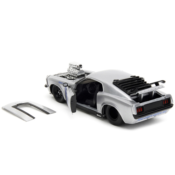 Jada 1970 Ford Mustang Boss 429 Silver Drag Trooper 1/24