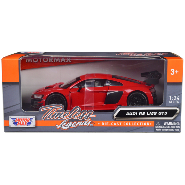 Motormax Audi R8 LMS GT3 Red 1/24 Diecast Car