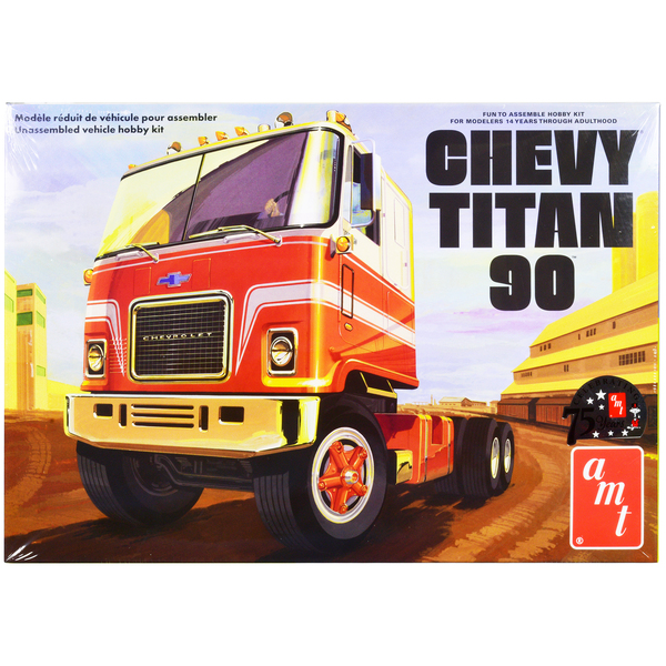 AMT 1960s Chevrolet Titan 90 Tractor Truck 1/25 Model Kit