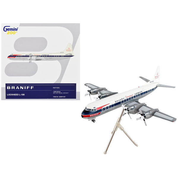 GeminiJets Braniff International L-188 Electra 1/200 Diecast