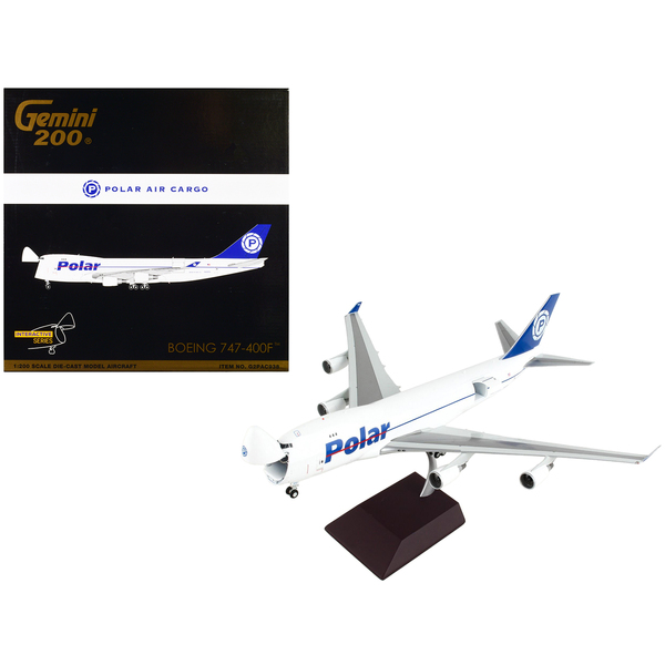 Geminijets Polar Air Cargo 747-400F 1/200 Diecast Model