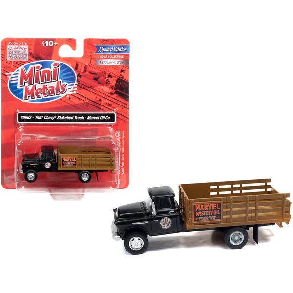 Classic Metal Works 1957 Chevy Stakebed - Marvel Mystery Oil - HO Scale