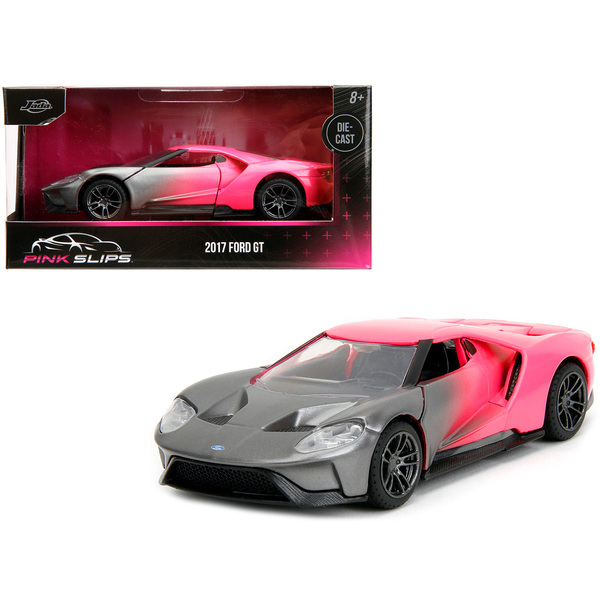 Jada 2017 Ford GT - Gray Metallic/Pink Gradient - 1/32 Scale