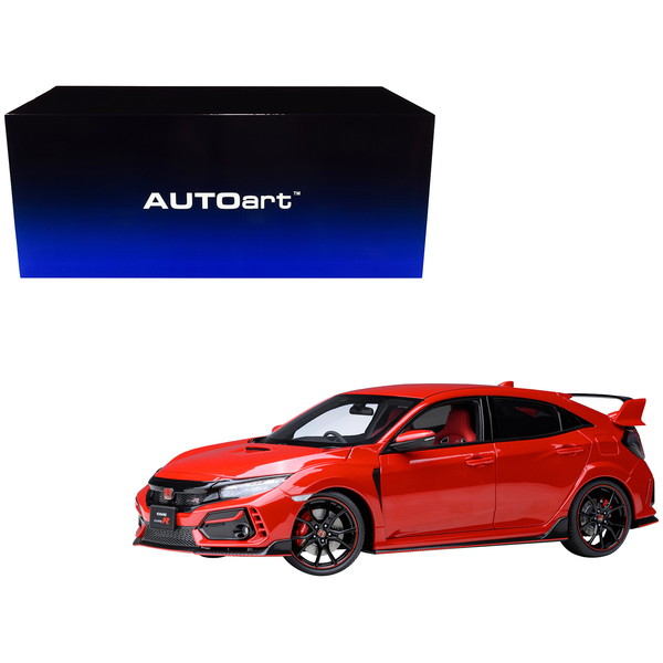 Autoart 2021 Honda Civic Type R FK8 RHD Flame Red 1:18 Scale