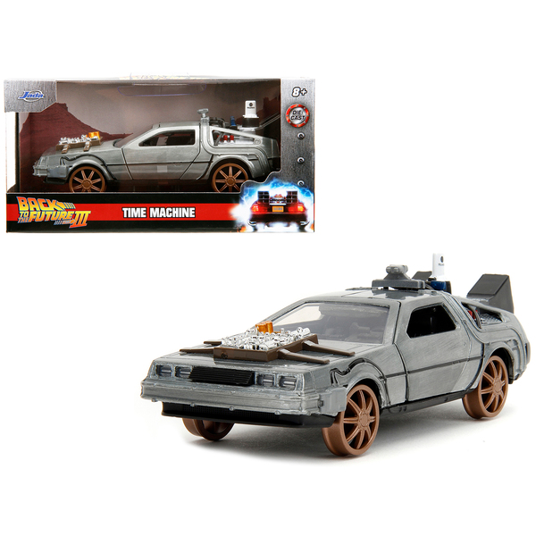 Jada Hollywood Rides DeLorean Time Machine (BTTF III) 1:32 Scale