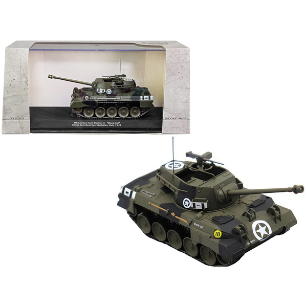 AFVs of WWII 1/43 M18 Hellcat Tank Destroyer 'Black Cat'