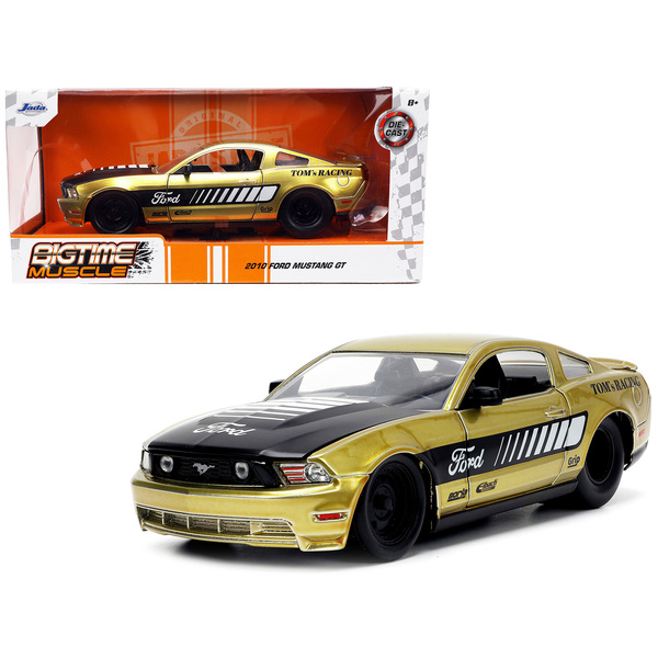 Jada 2010 Ford Mustang GT Gold/Black 1/24 Scale