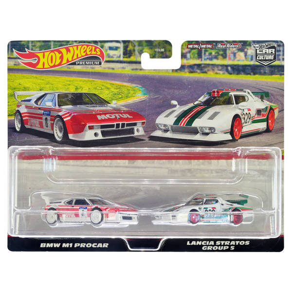 Hot Wheels Car Culture BMW M1 Procar & Lancia Stratos Set