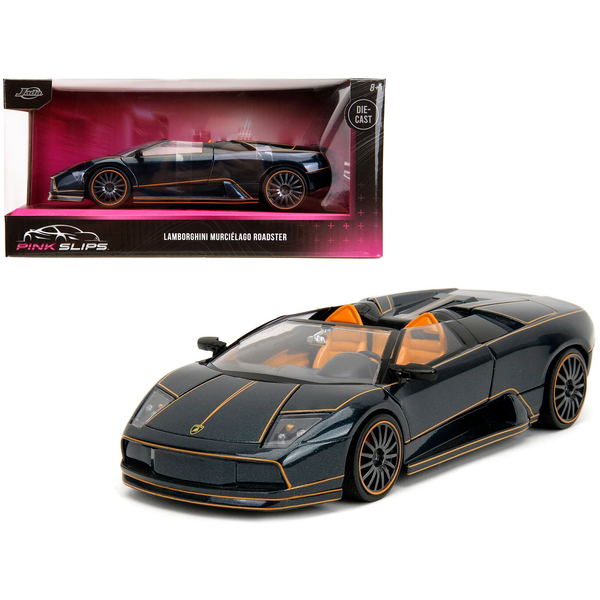 Jada Pink Slips Lamborghini Murcielago Roadster: 1/24 Black