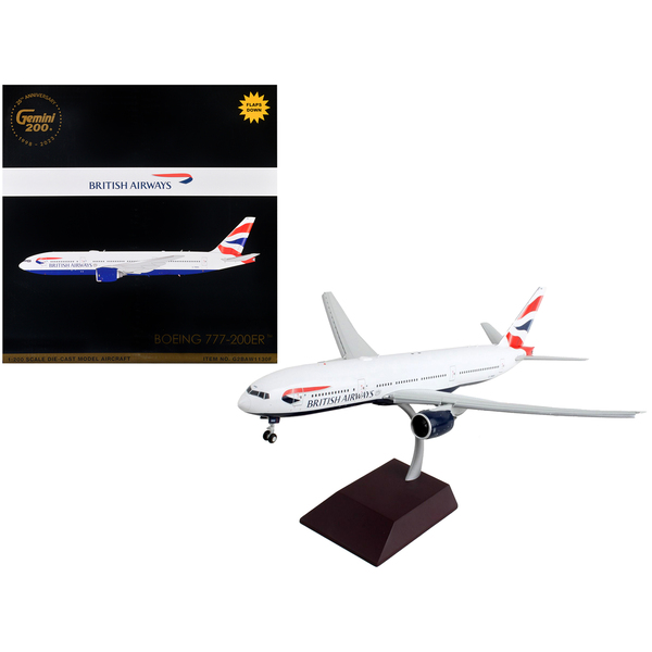 GeminiJets British Airways Boeing 777-200ER 1/200 Scale Model
