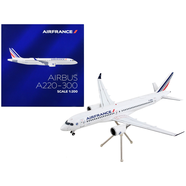 GeminiJets Air France Airbus A220-300 1/200 Scale Model