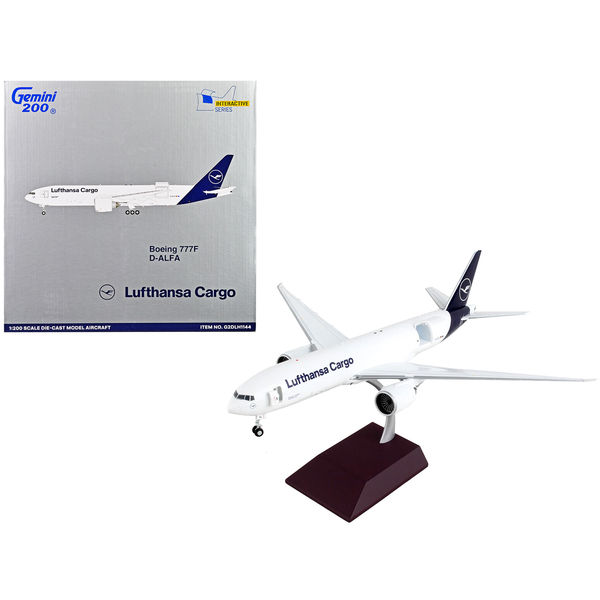 GeminiJets Lufthansa Cargo B777F 1/200 Interactive Model