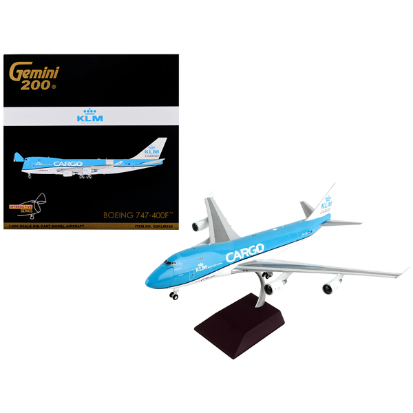 GeminiJets KLM 747-400F Cargo 1/200 Scale Model
