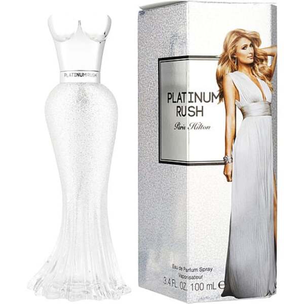 Paris Hilton Platinum Rush Eau de Parfum 3.4 oz - A Sparkling Floral Fruity Fragrance for Women