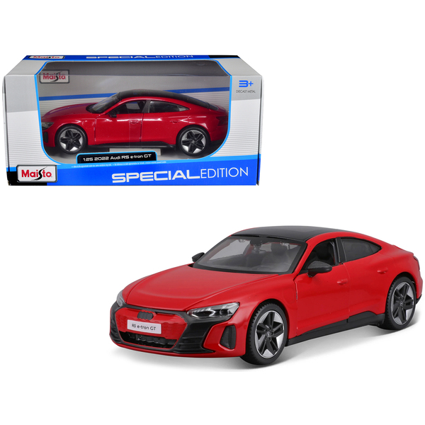Maisto 2022 Audi RS e-Tron GT Red Diecast Model 1/25