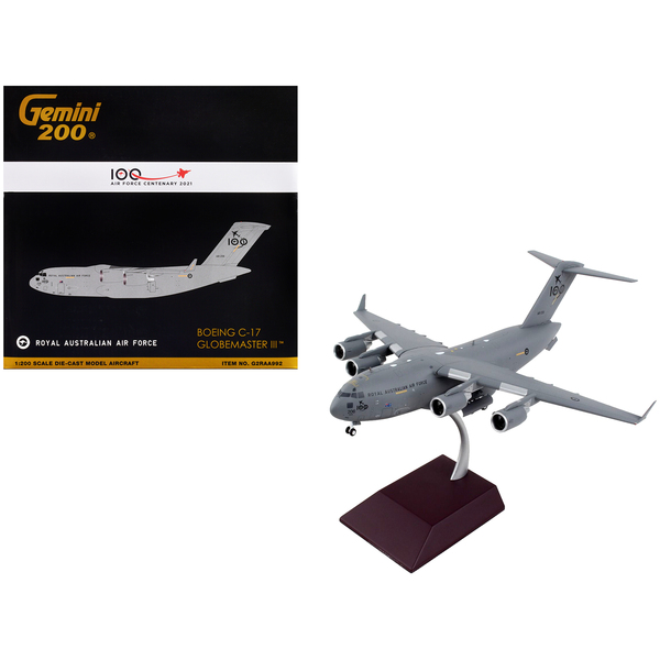 GeminiJets RAAF C-17 Globemaster III 1/200 Diecast Model