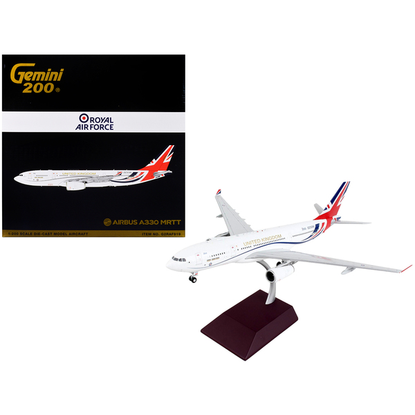 GeminiJets 1/200 RAF Airbus A330 MRTT Voyager - UK Flag