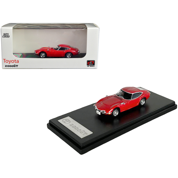 LCD Models Toyota 2000GT RHD - Classic Red 1/64