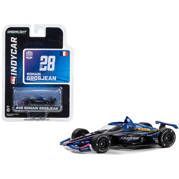 Greenlight Dallara IndyCar #28 Romain Grosjean 1/64 Diecast