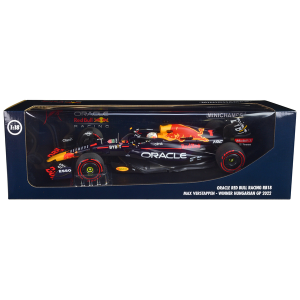 Minichamps 1/18 RB18 #1 Max Verstappen Hungarian GP Winner