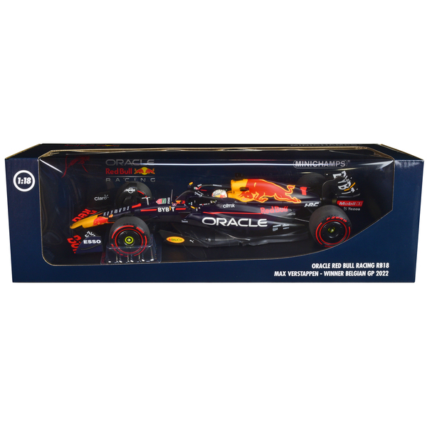 Minichamps 1/18 RB18 #1 Max Verstappen Belgian GP Winner