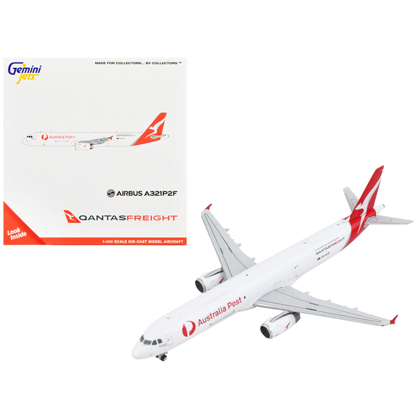 Geminijets Qantas Freight Airbus A321P2F 1/400 Scale