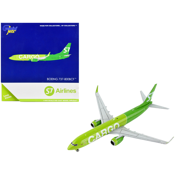GeminiJets S7 Airlines Cargo Boeing 737-800BCF Green 1/400