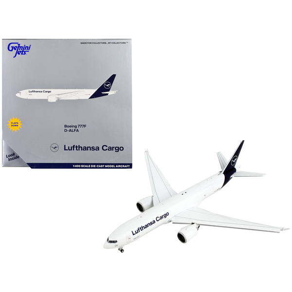 GeminiJets Lufthansa Cargo Boeing 777F Flaps Down 1/400