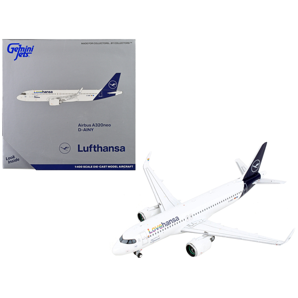GeminiJets Lufthansa 'Lovehansa' Airbus A320neo 1/400