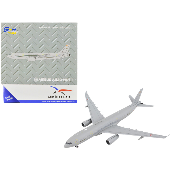 GeminiJets French Air Force A330 MRTT Model - 6.25" Gray