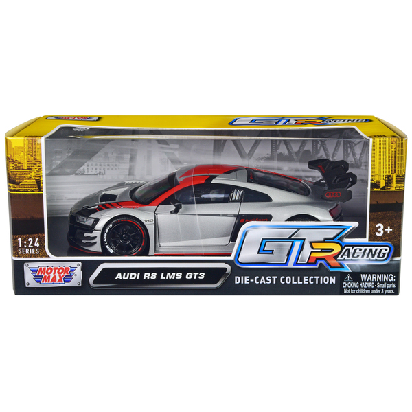 Motormax Audi R8 LMS GT3 'GT Racing' Silver 1/24