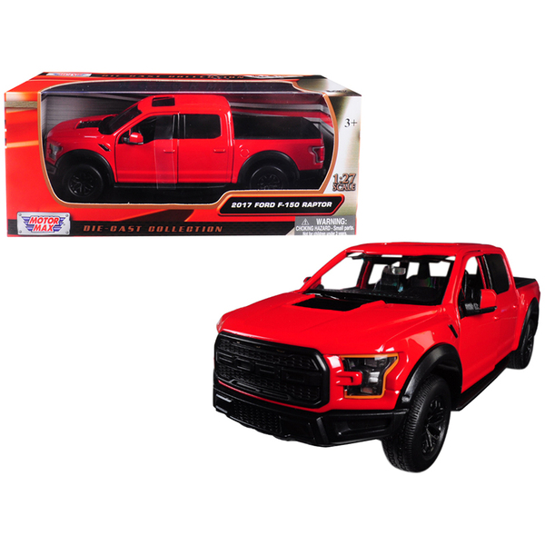 Motormax Ford F-150 Raptor Pickup Truck 1/27 Red