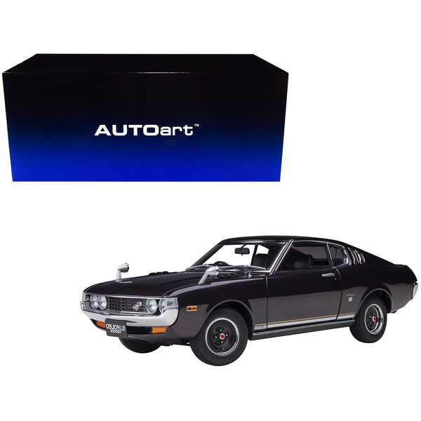 Autoart 1973 Toyota Celica Liftback 2000GT 1/18 Diecast - Dark Purple