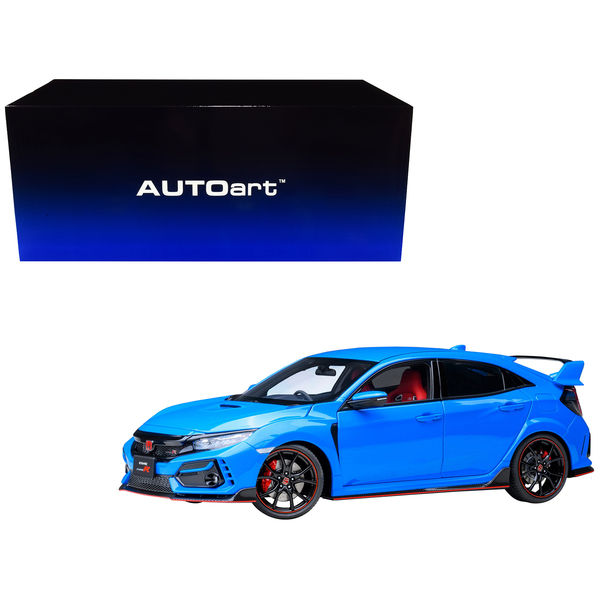 Autoart 1/18 Racing Blue Honda Civic Type R FK8 RHD Model