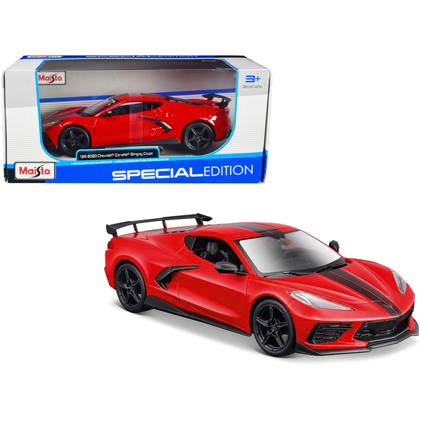 Maisto 1/24 Red 2020 Chevrolet Corvette Stingray Coupe
