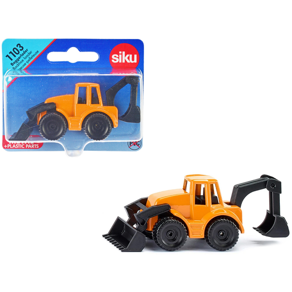 Siku 1103 Yellow & Black Backhoe Loader - 3.125 Inch