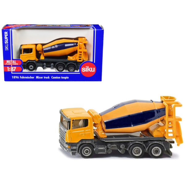 Siku Scania Mixer Truck 1/87 HO Scale - Yellow