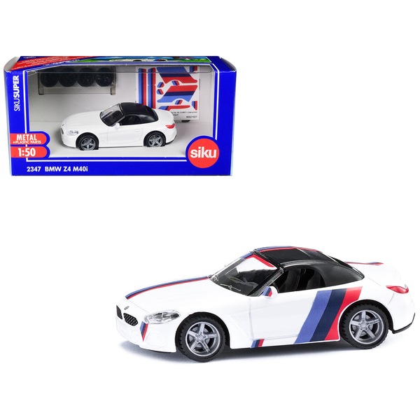 Siku BMW Z4 M40i Cabriolet White 1/50 Diecast