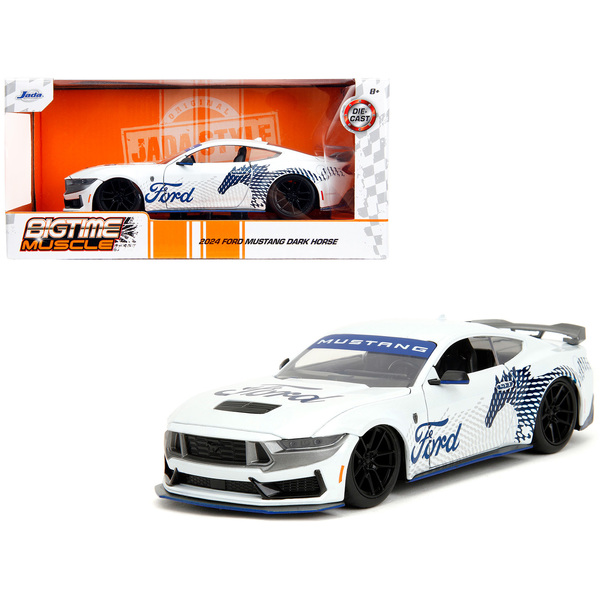 Jada 2024 Ford Mustang Dark Horse 1/24 White