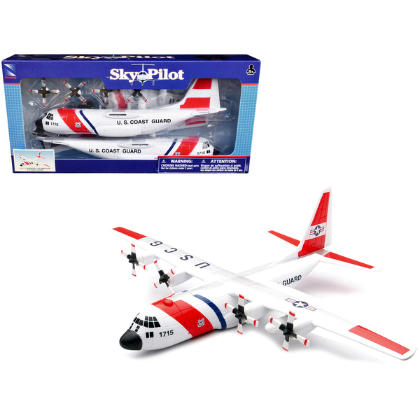 New Ray Lockheed C-130 Hercules US Coast Guard Model Kit - Snap-Fit