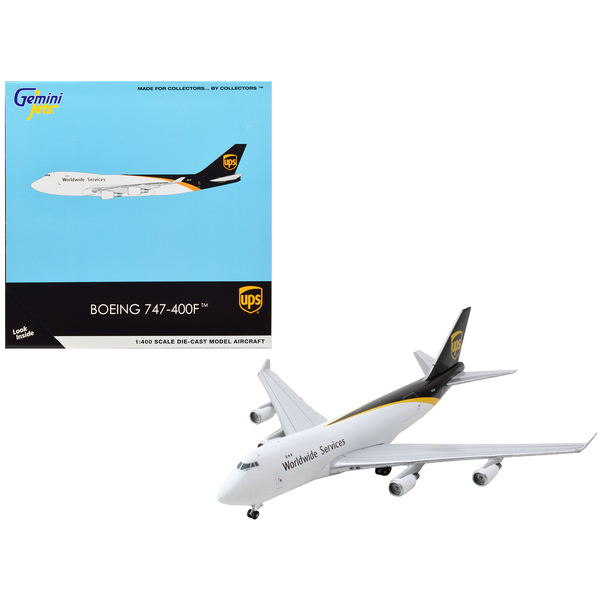 GeminiJets UPS Boeing 747-400F 1/400 Scale Model