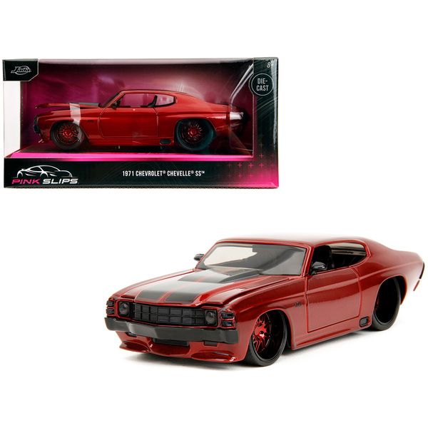 Jada 1971 Chevy Chevelle SS Red/Black 1/24 Scale