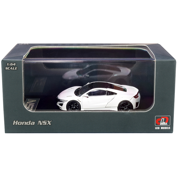 LCD Models Honda NSX White Carbon Top 1/64 Scale