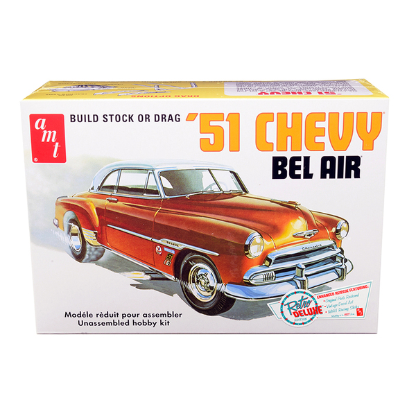 AMT 1951 Chevrolet Bel Air 2-in-1 Model Kit - Retro Deluxe