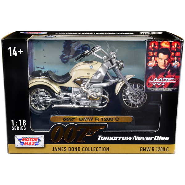 Motormax BMW R 1200 C Motorcycle Cream 1/18 Diecast Model