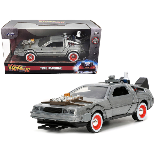Jada Hollywood Rides DeLorean Time Machine 1/32 Diecast